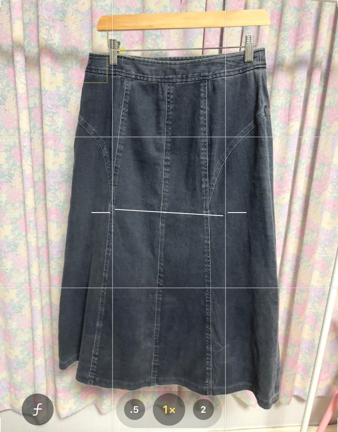 다크그레이 데님 스커트 상품이미지10