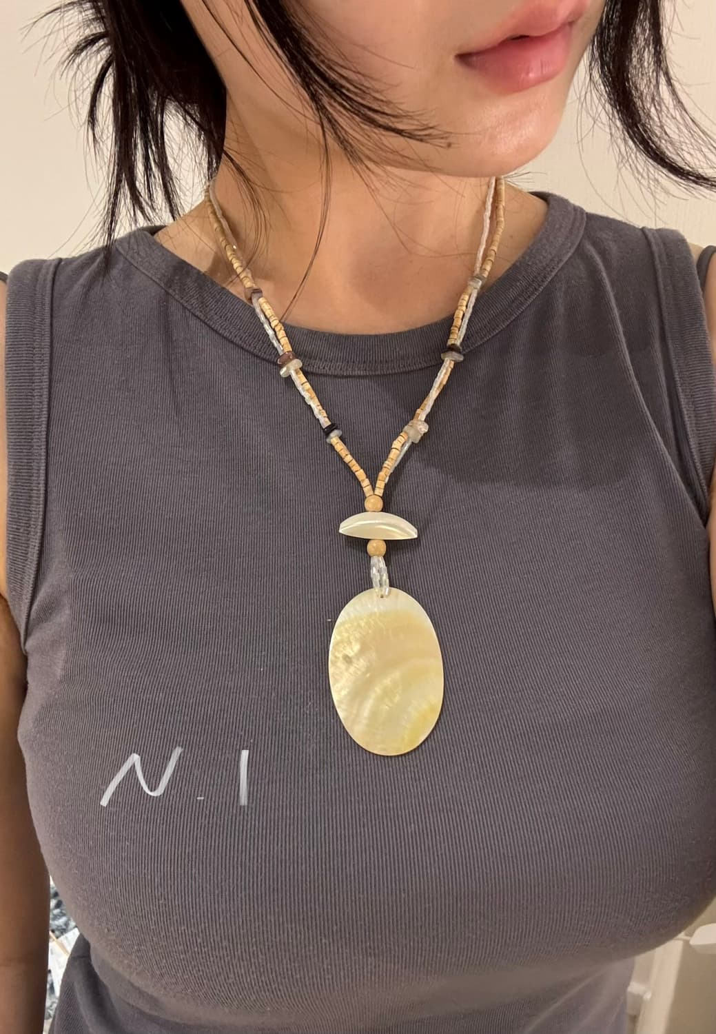 자개 빈티지목걸이 N.01 nacred necklace 상품이미지8