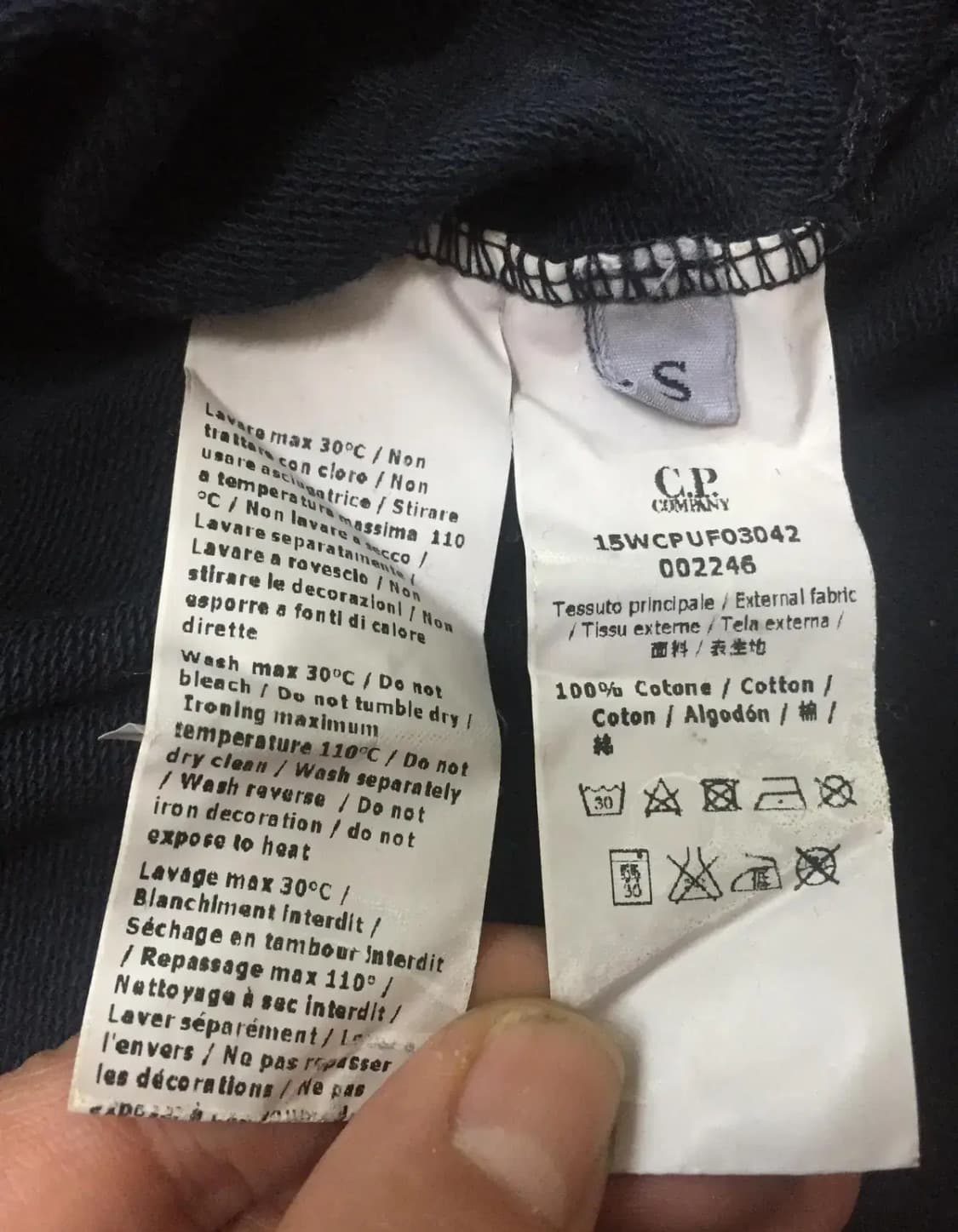 C.P COMPANY SWEARTSHIRT 씨피 컴퍼니(코튼)S 사이즈 상품이미지5