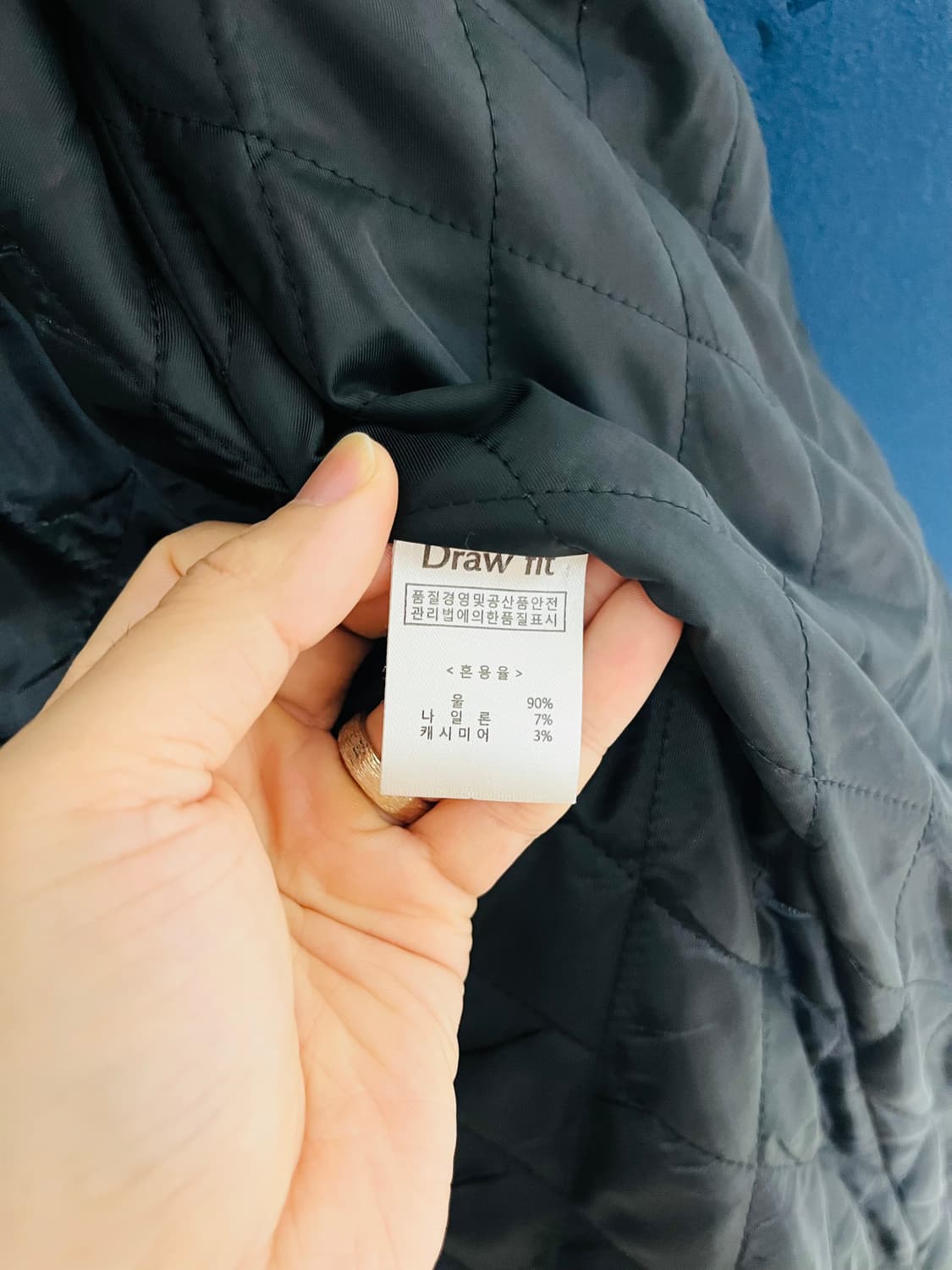 드로우핏(DRAW FIT) 캐시미어 오버사이즈 싱글코트 L 상품이미지7