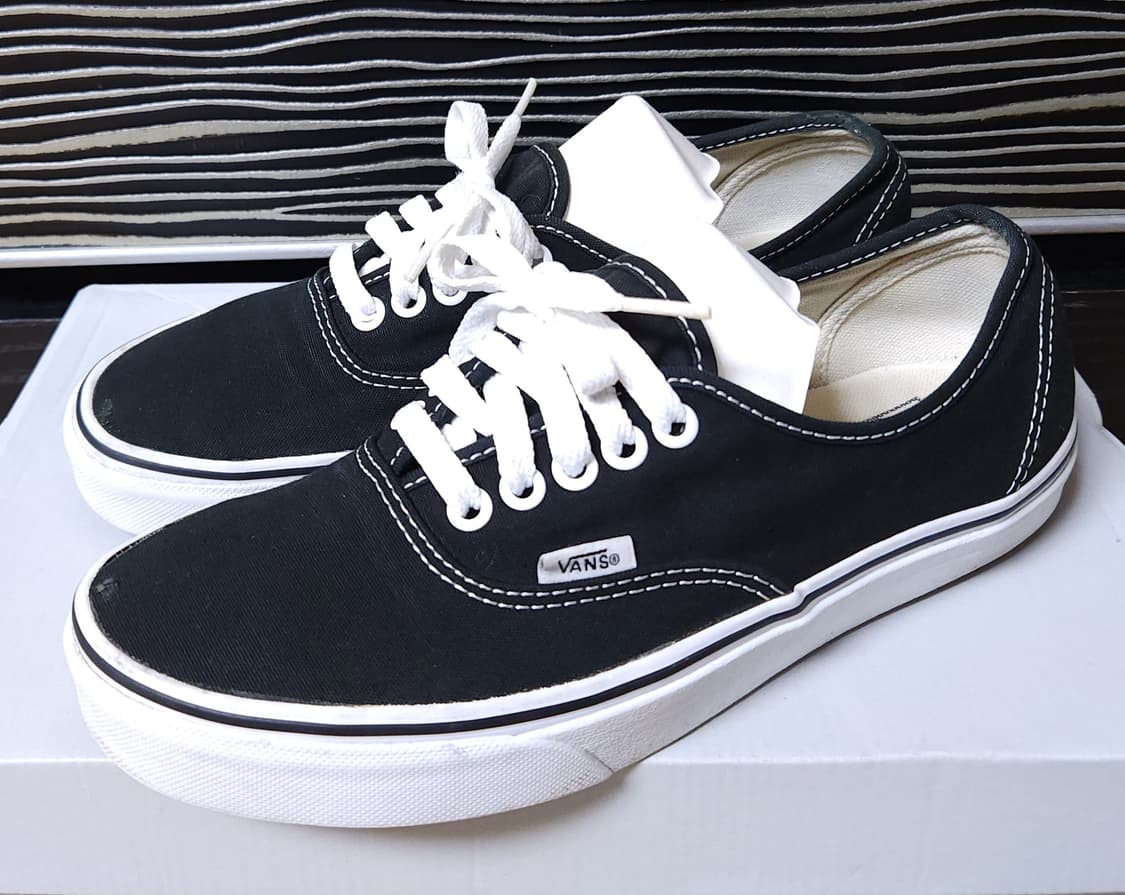 VANS 반스 어센틱 블랙 스니커즈 250 상품이미지1