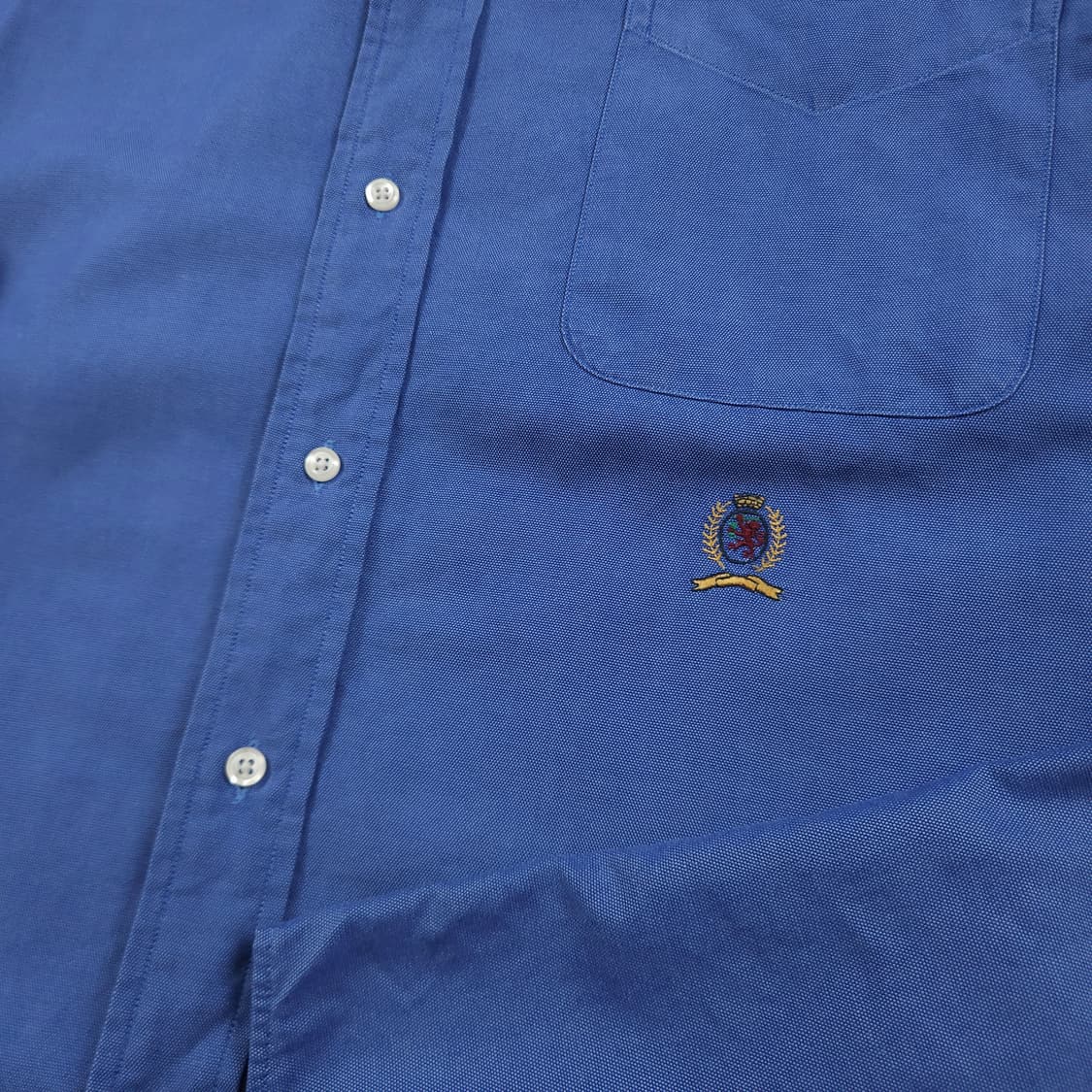 2XL(110) 타미 힐피거 헤비셔츠 블루 상품이미지6