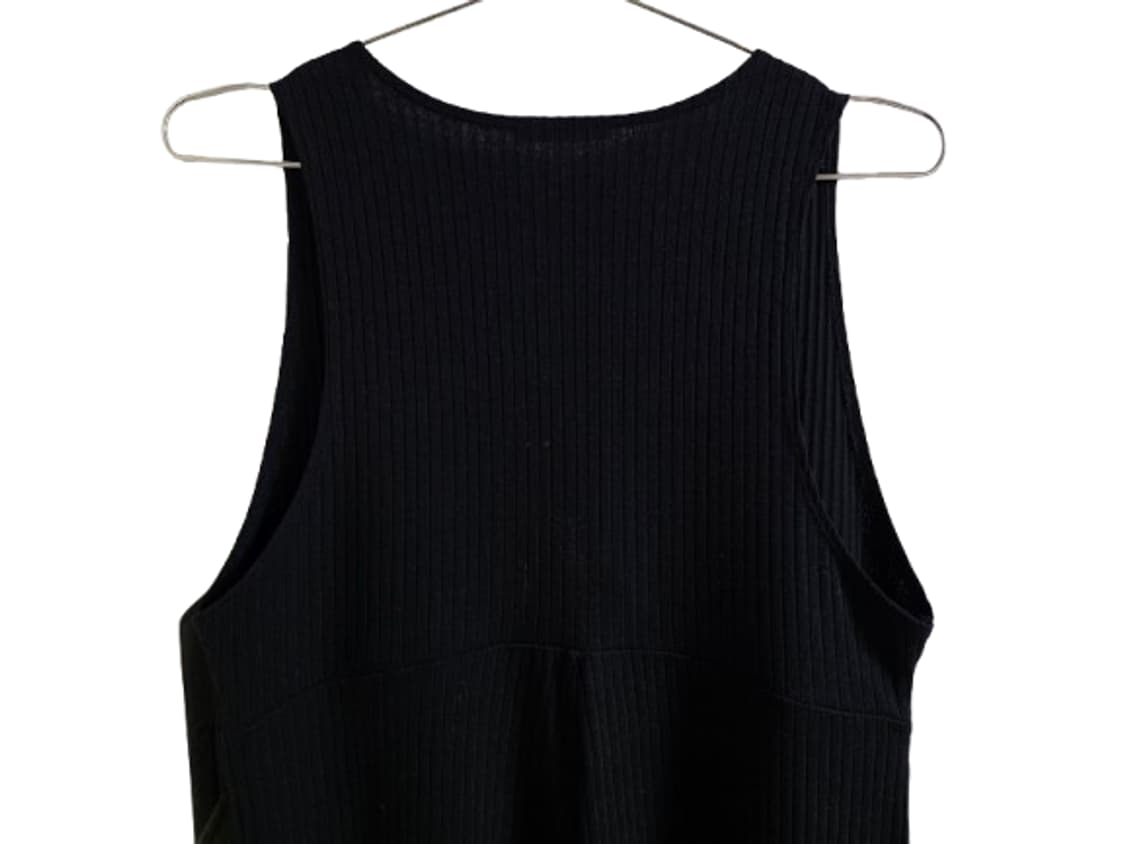ZARA 자라 블랙 니트골지 점프수트 여성 L
 상품이미지5