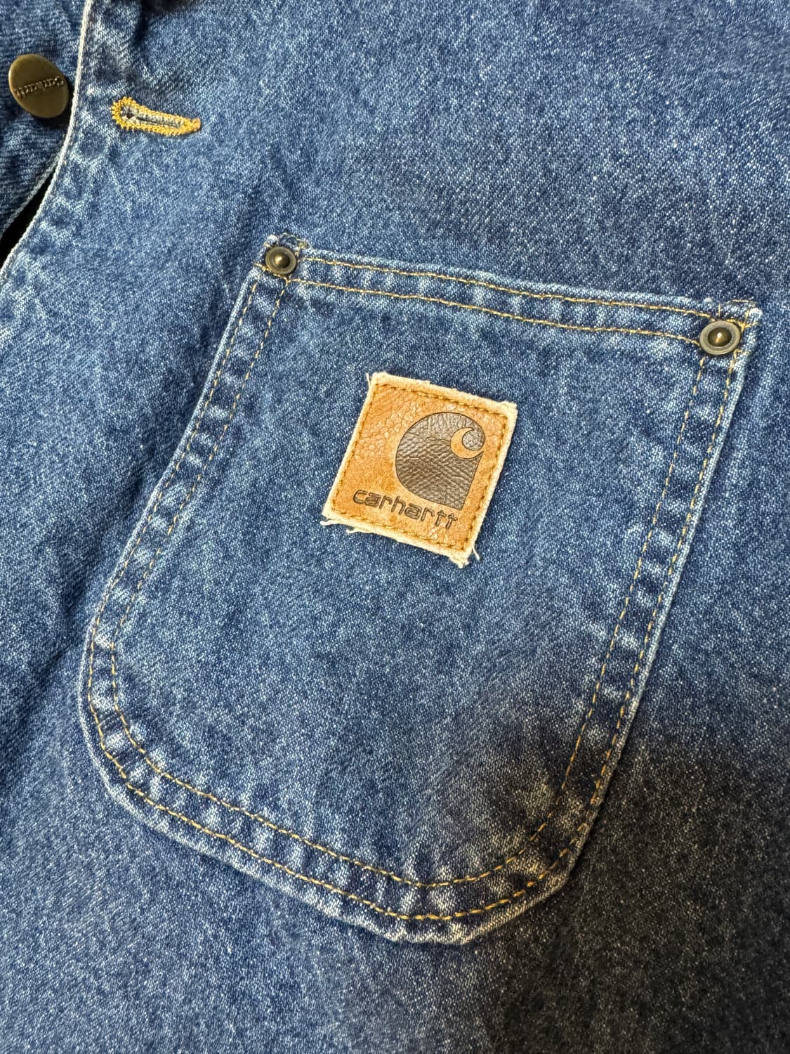 빈티지 칼하트 데님 커버올 초어자켓 105이상 상품이미지2