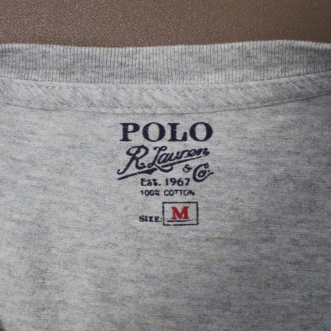 Polo 폴로 랄프로렌 그레이 반팔 라운드 티 상품이미지3