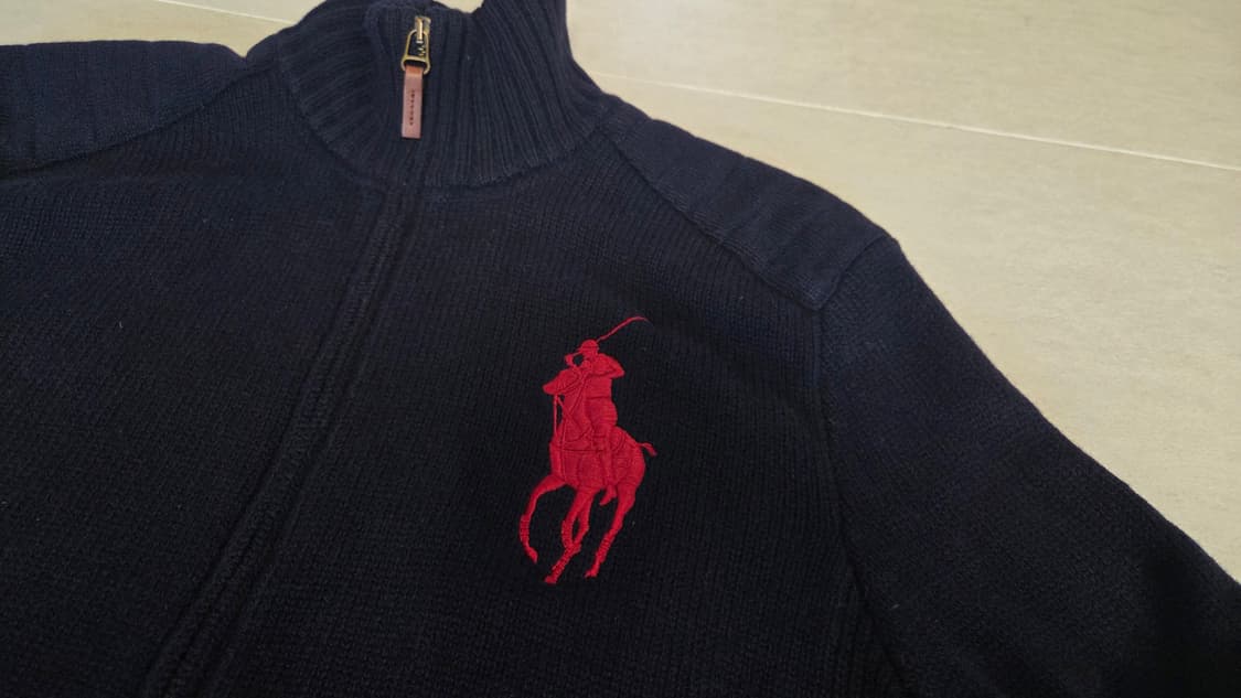 폴로 랄프로렌  빅포니  집업 스웨터  상품이미지3