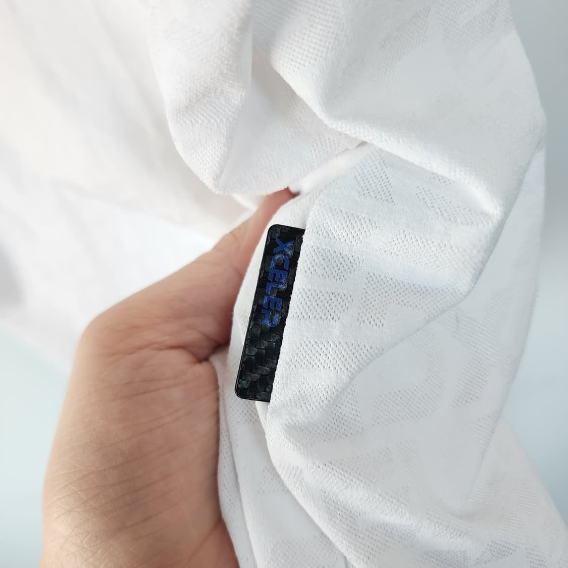 테일러메이드 화이트 로고 패턴 반팔 카라티 상품이미지5