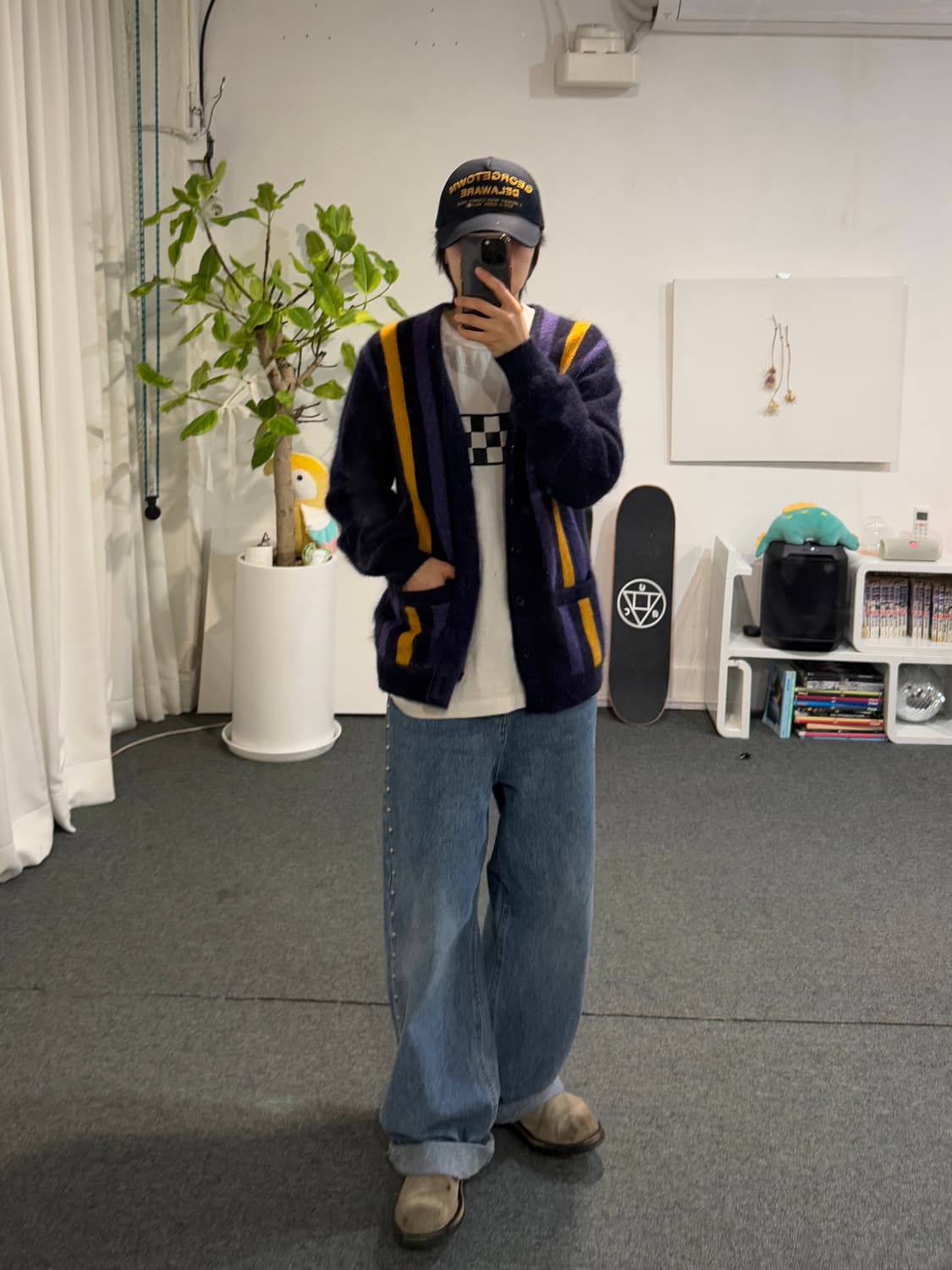 BEAMS PLUS 19AW 모헤어 가디건 [S] 상품이미지2