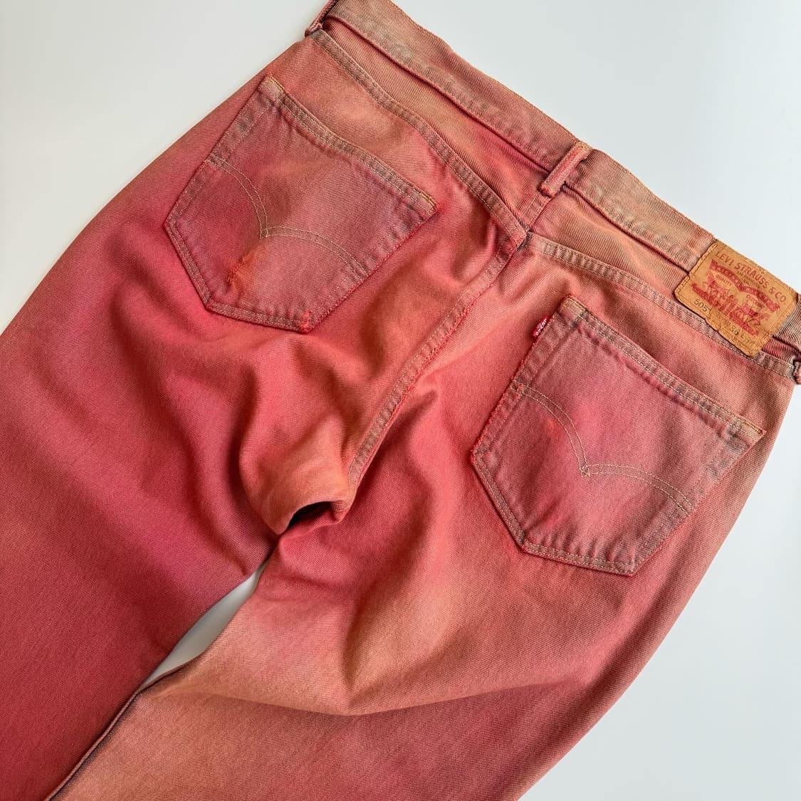 Levis 505  리바이스 505 워시드 데님팬츠 상품이미지1