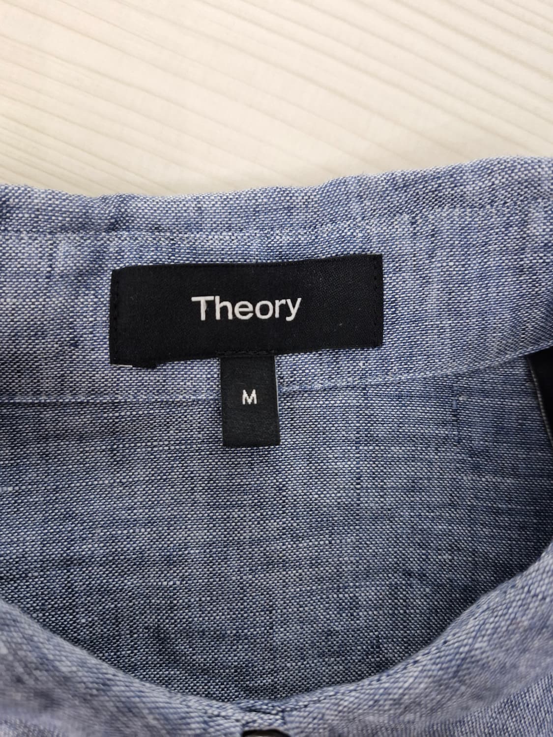 Theory 띠어리 린넨 셔츠(M) 상품이미지5