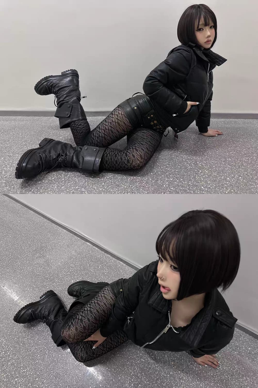 갸루깔 y2k 존예 빈티지 오리털 패딩 상품이미지5