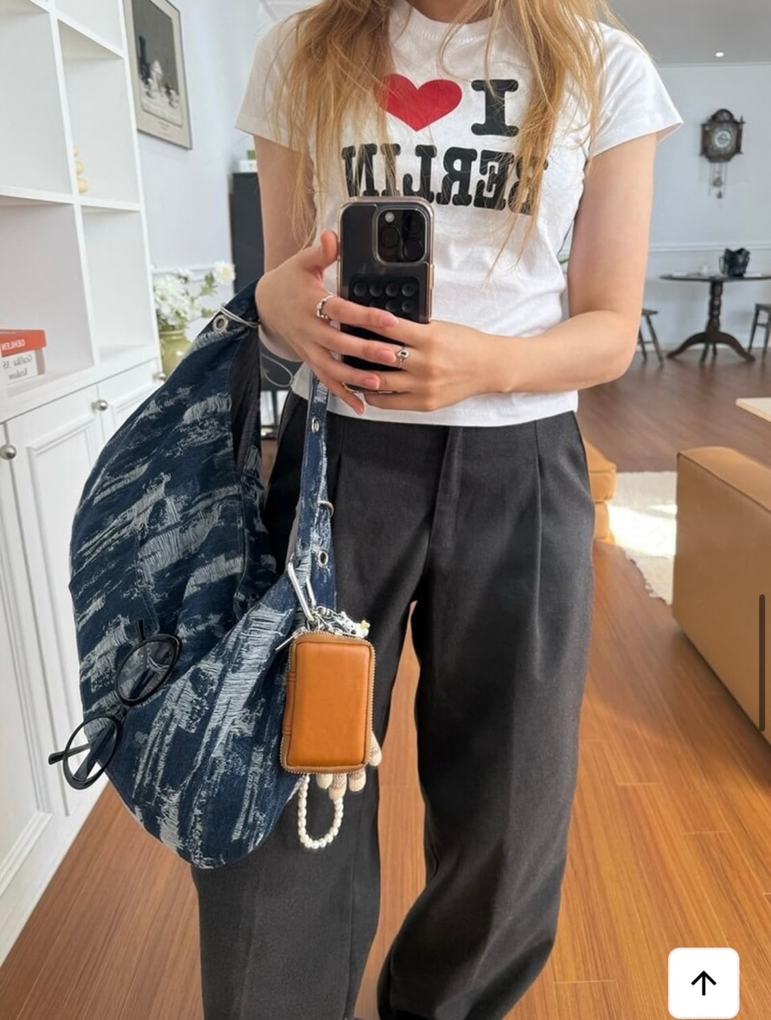 뎁크 아일릿 데님 백 상품이미지6