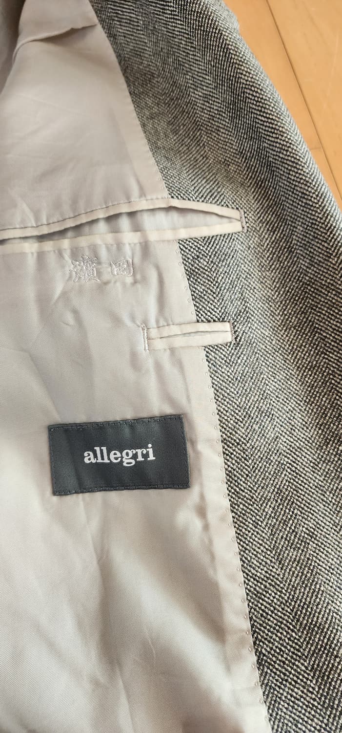 알레그리 헤링본 모직자켓 XL 상품이미지8