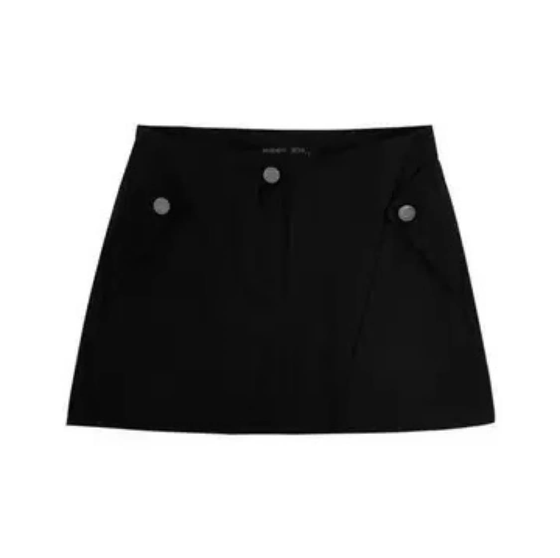 [S] 보헤미안서울 버튼 미니스커트 블랙 상품이미지1