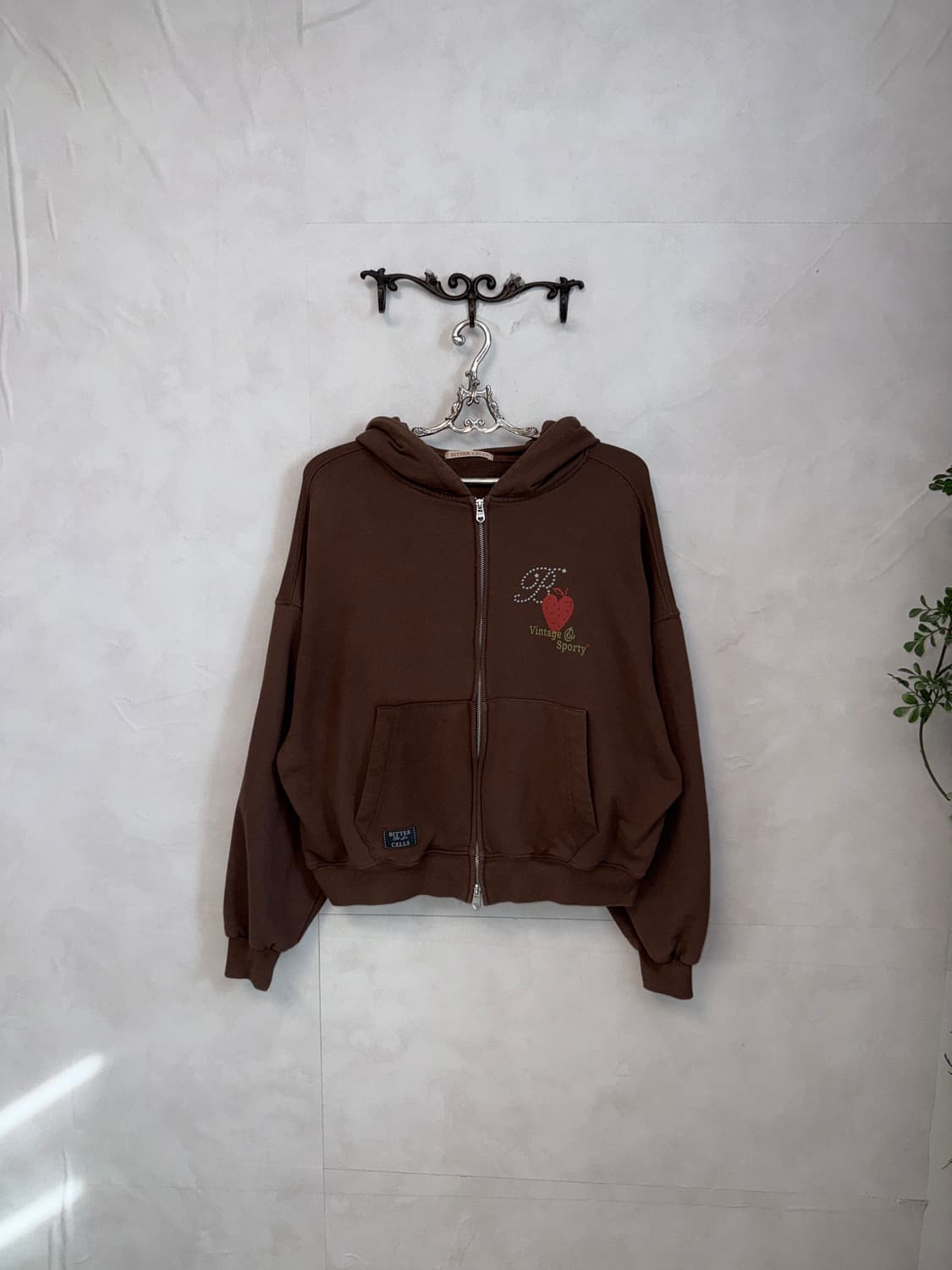 Bittercells Star Sporty hood zipup brown 상품이미지1