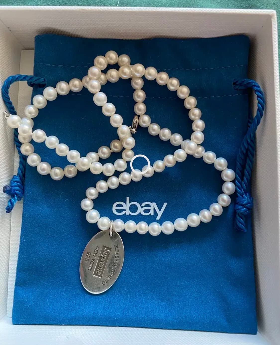 슈프림 티파니 진주 목걸이 상품이미지3