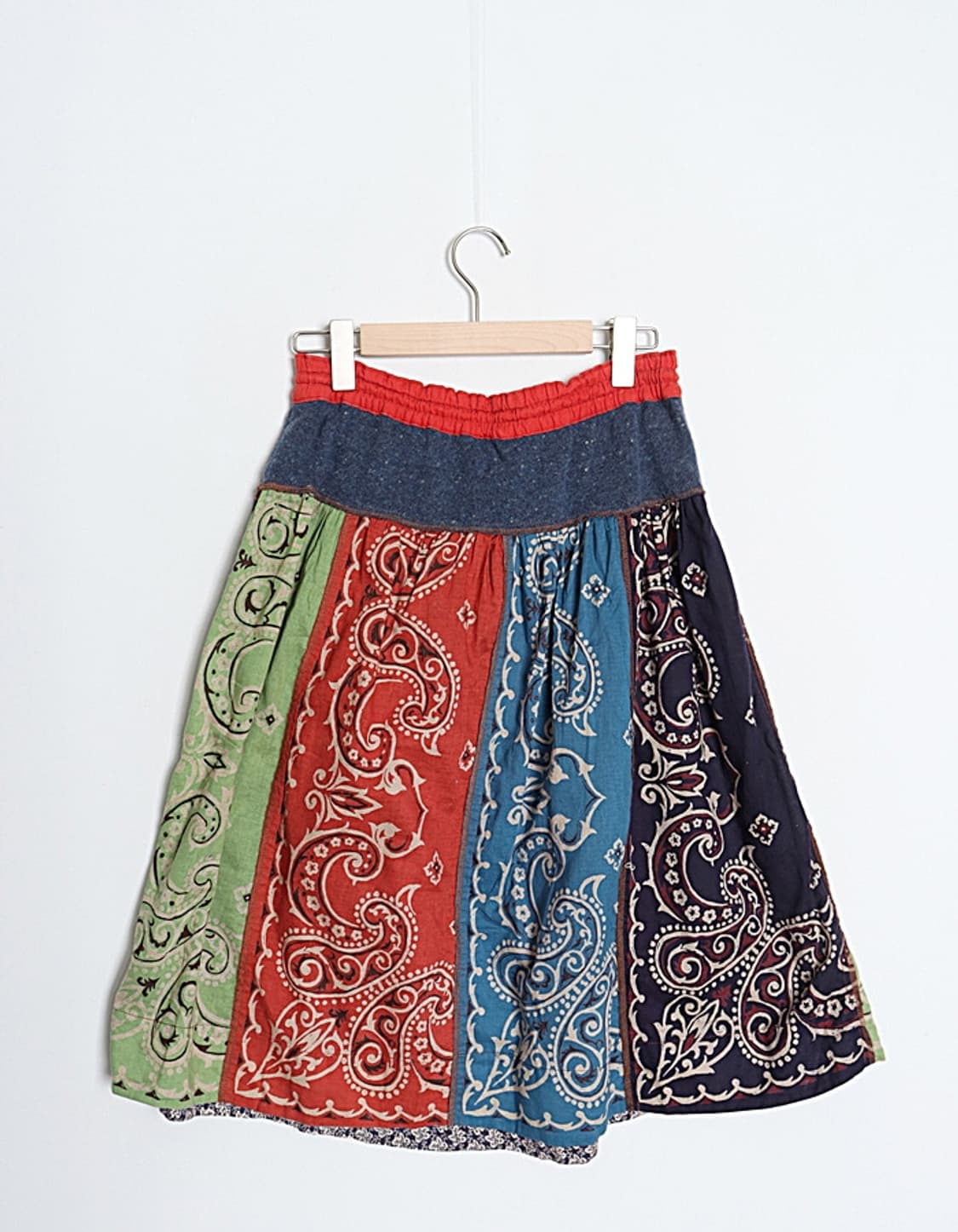 Jean Nassaus Pattern Flared Skirt (27) 상품이미지5