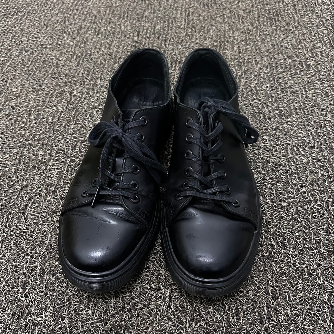 닥터마틴 단테 가죽 스니커즈 구두 로퍼 블랙 270 상품이미지1