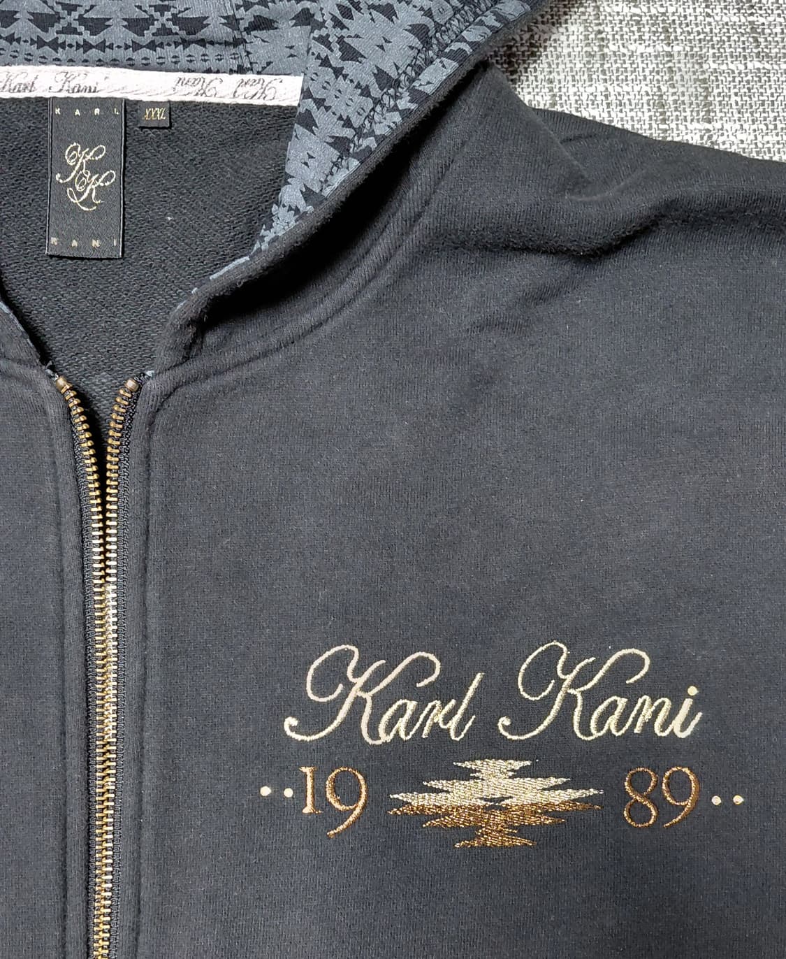 Karl Kani 칼카니 후드집업 XXXL 블랙 상품이미지3