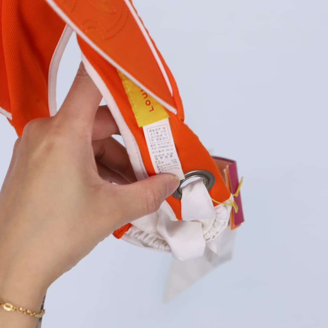 56 새상품 루이까스텔 리본묶음 바이저 0407H1 상품이미지4