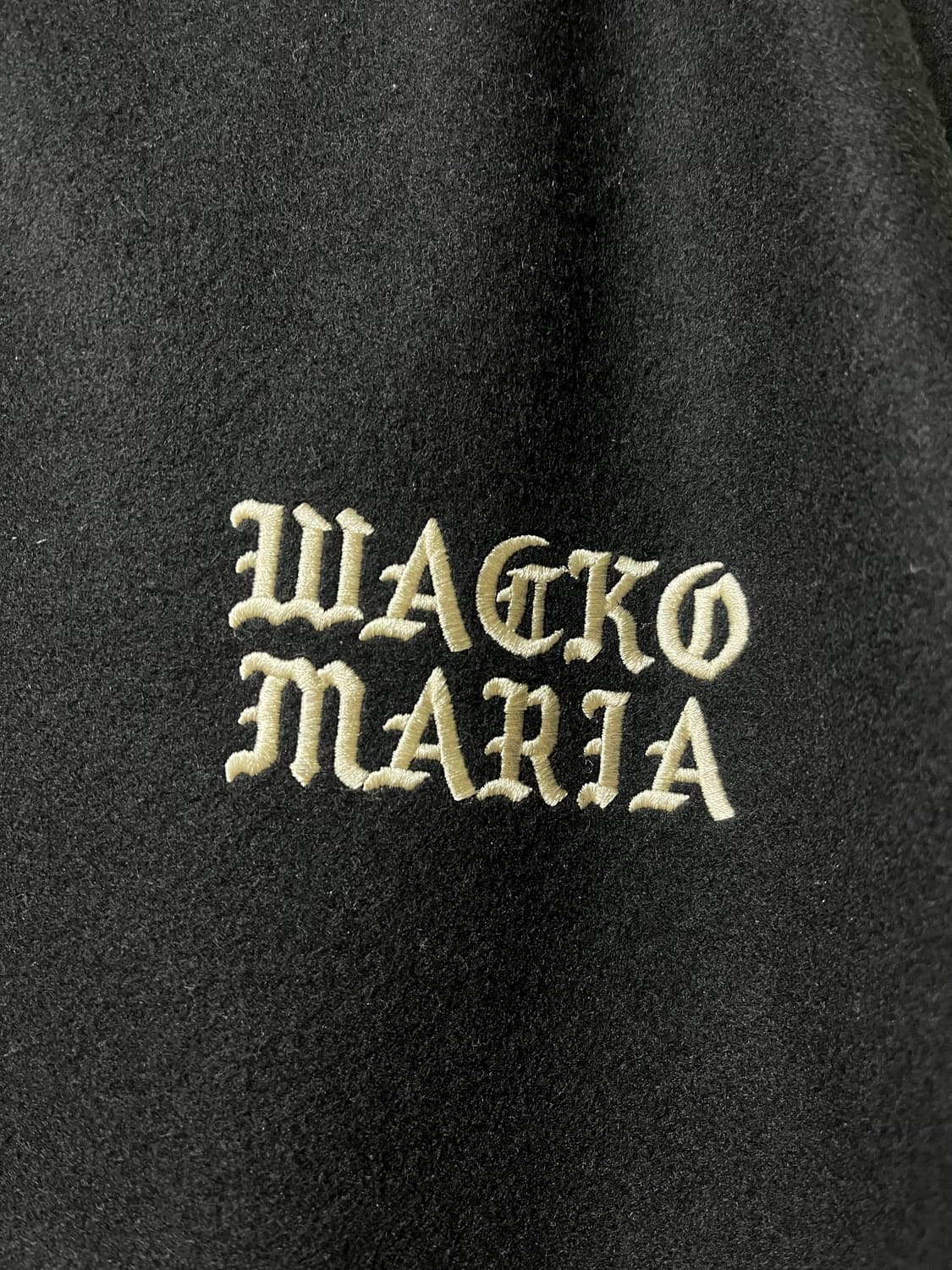 와코마리아 24aw 바시티 레더 자켓 상품이미지3