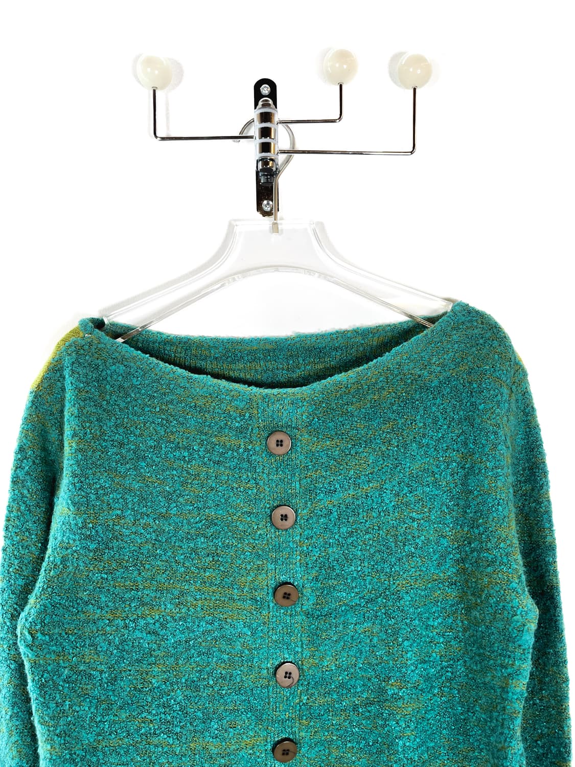 빈티지 패치워크 울 블렌드 니트 가디건 상품이미지3