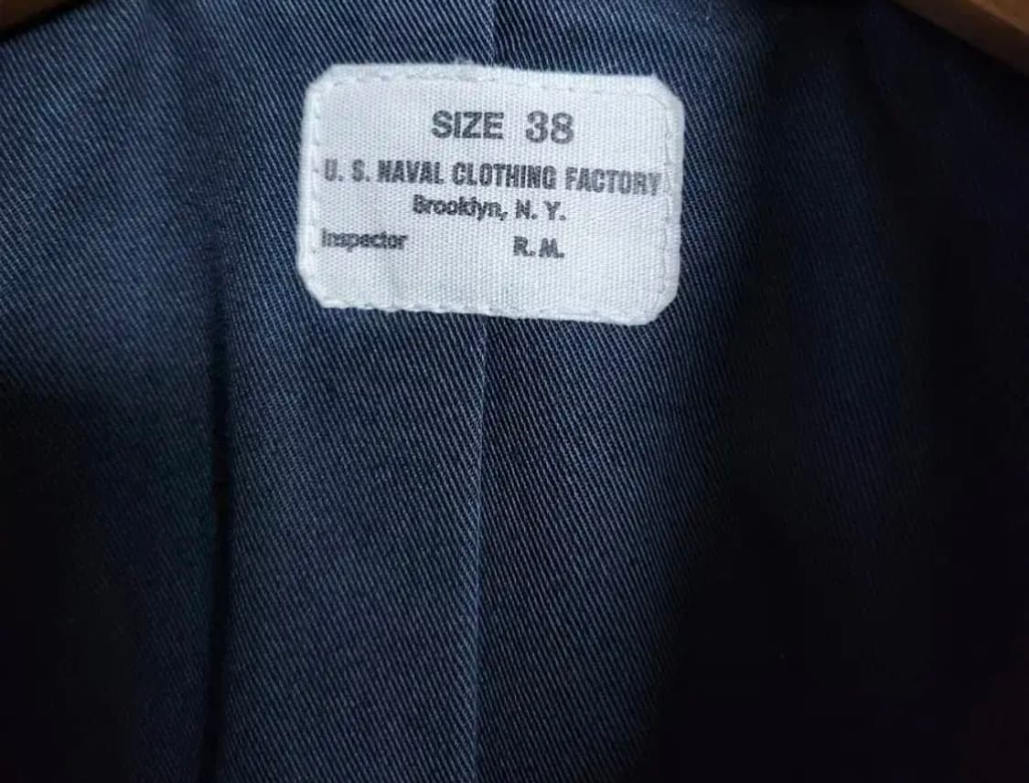 리얼맥코이 US Navy 멜튼울 피코트 상품이미지3