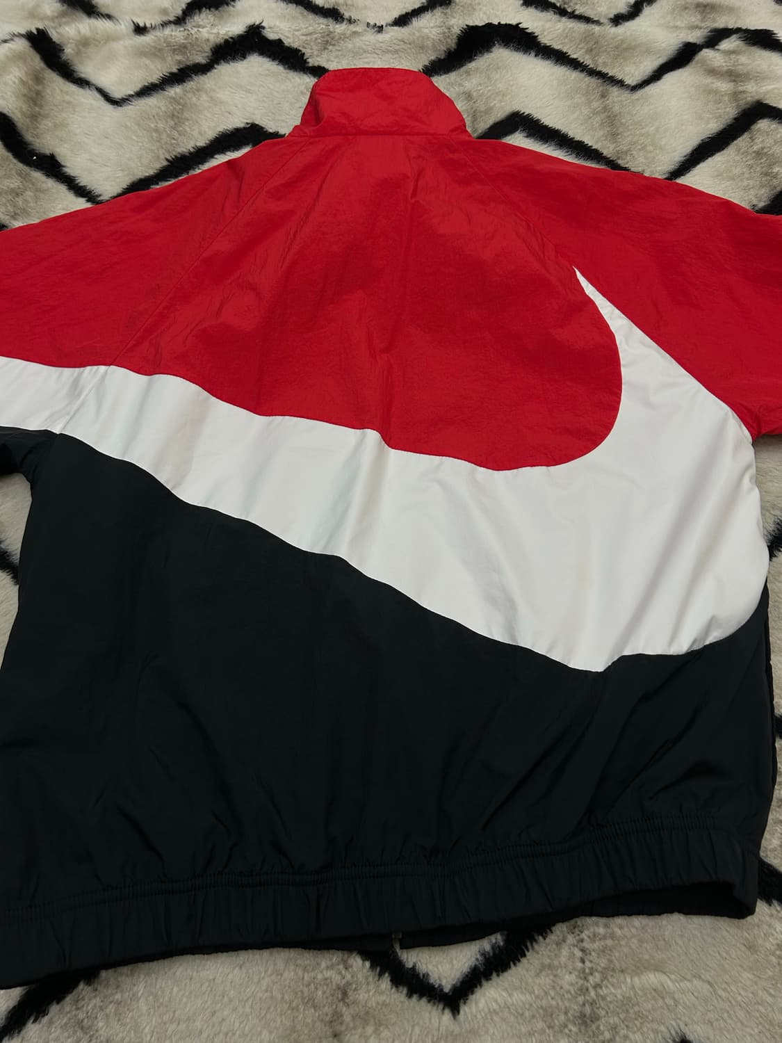 [M]나이키 빅 스우시 바람막이/블랙레드 상품이미지3