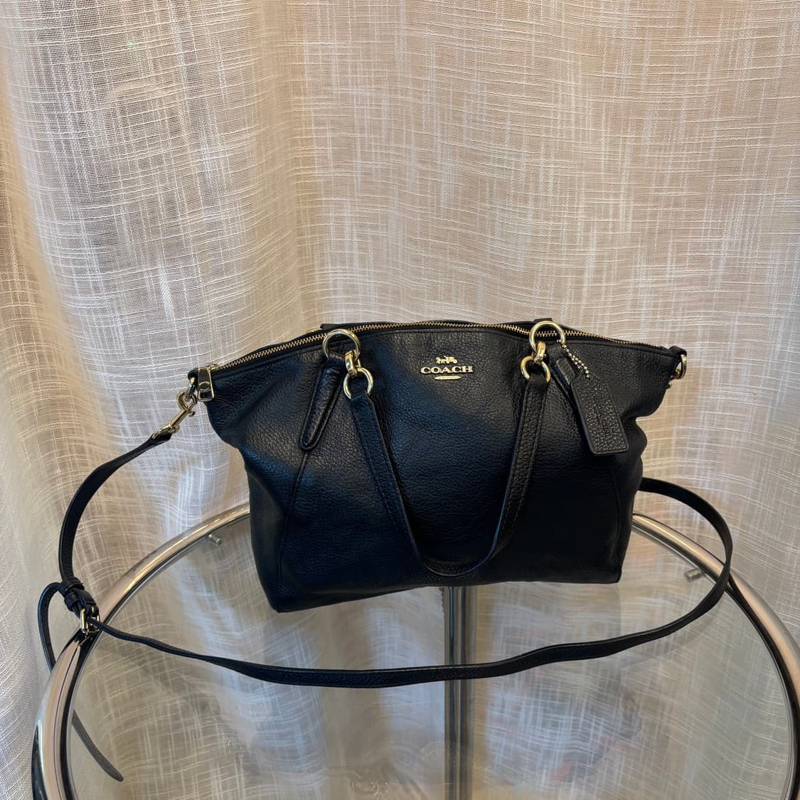 정품 코치 가죽 토트백 크로스백     상품이미지1