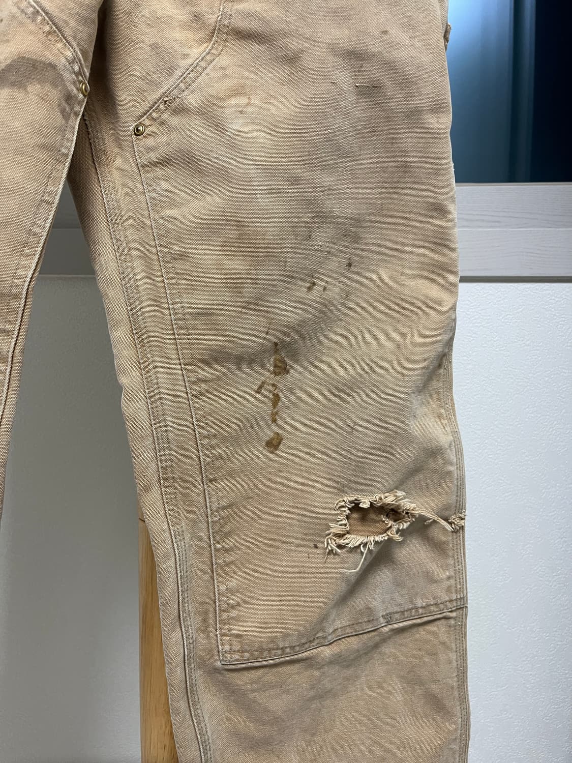 빈티지 칼하트 더블니 탄 34 상품이미지4