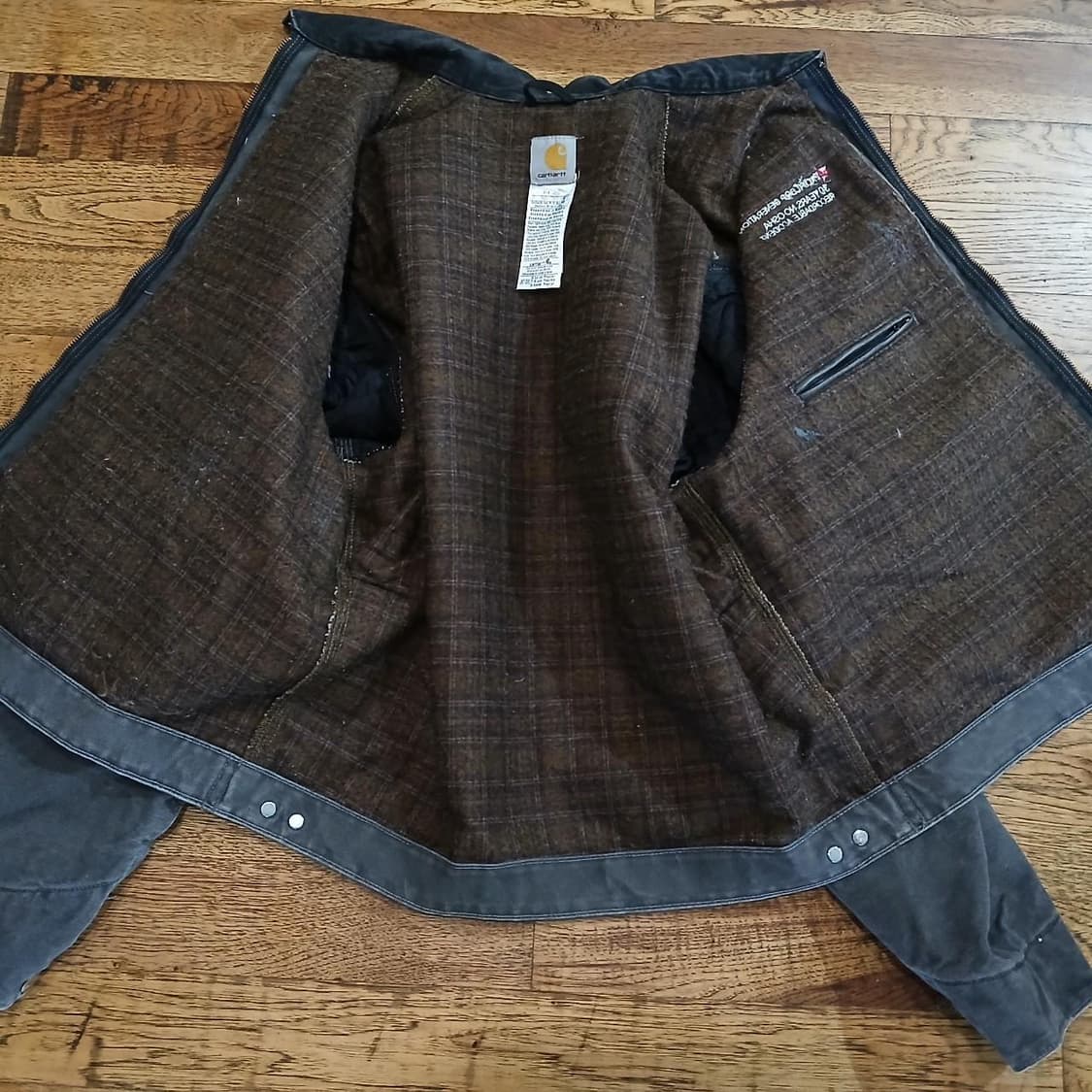 칼하트 디트로이트 자켓 J97 GVL 상품이미지4