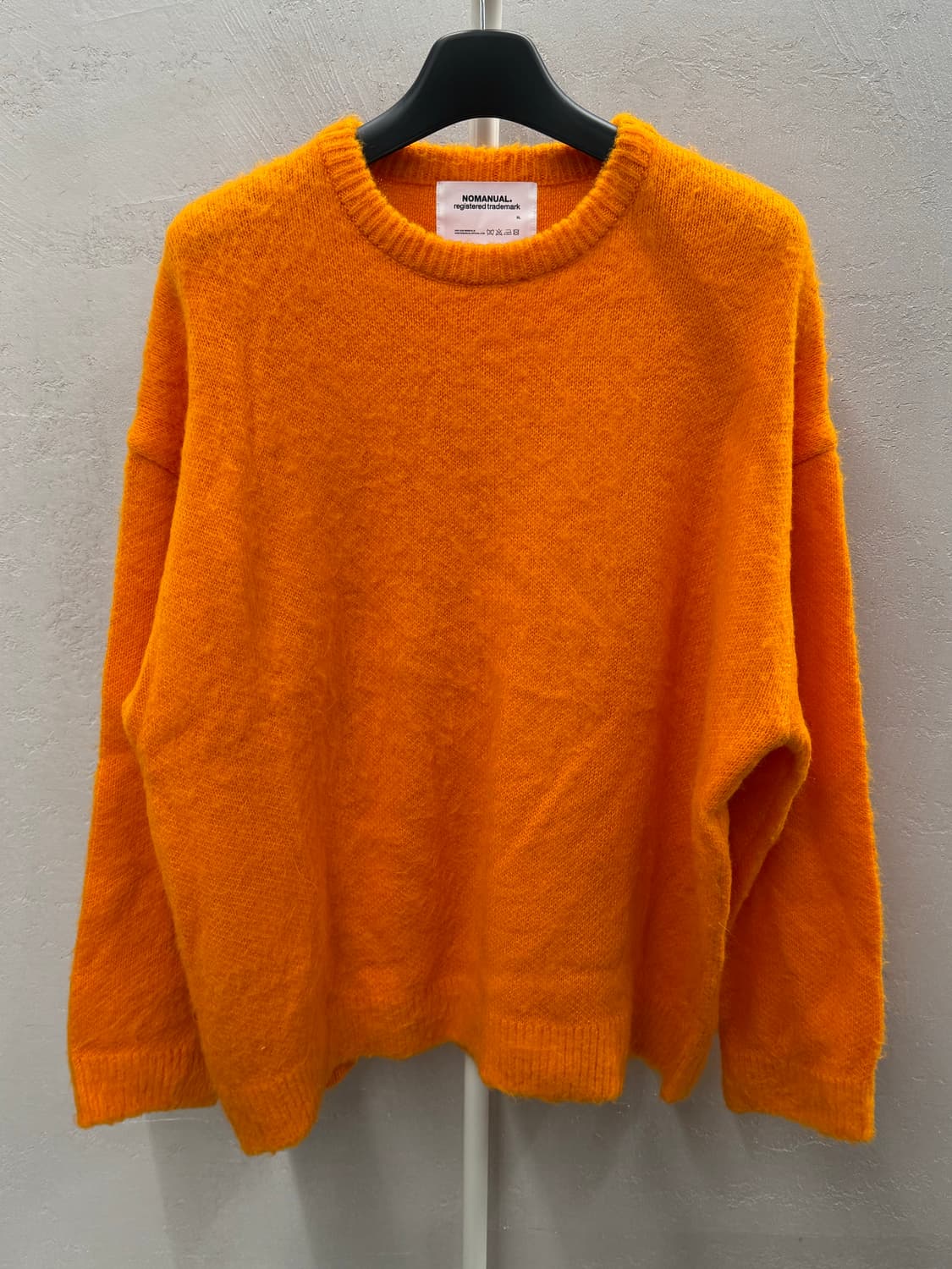 NOMANUAL 노매뉴얼 니트 오렌지 XL 상품이미지2