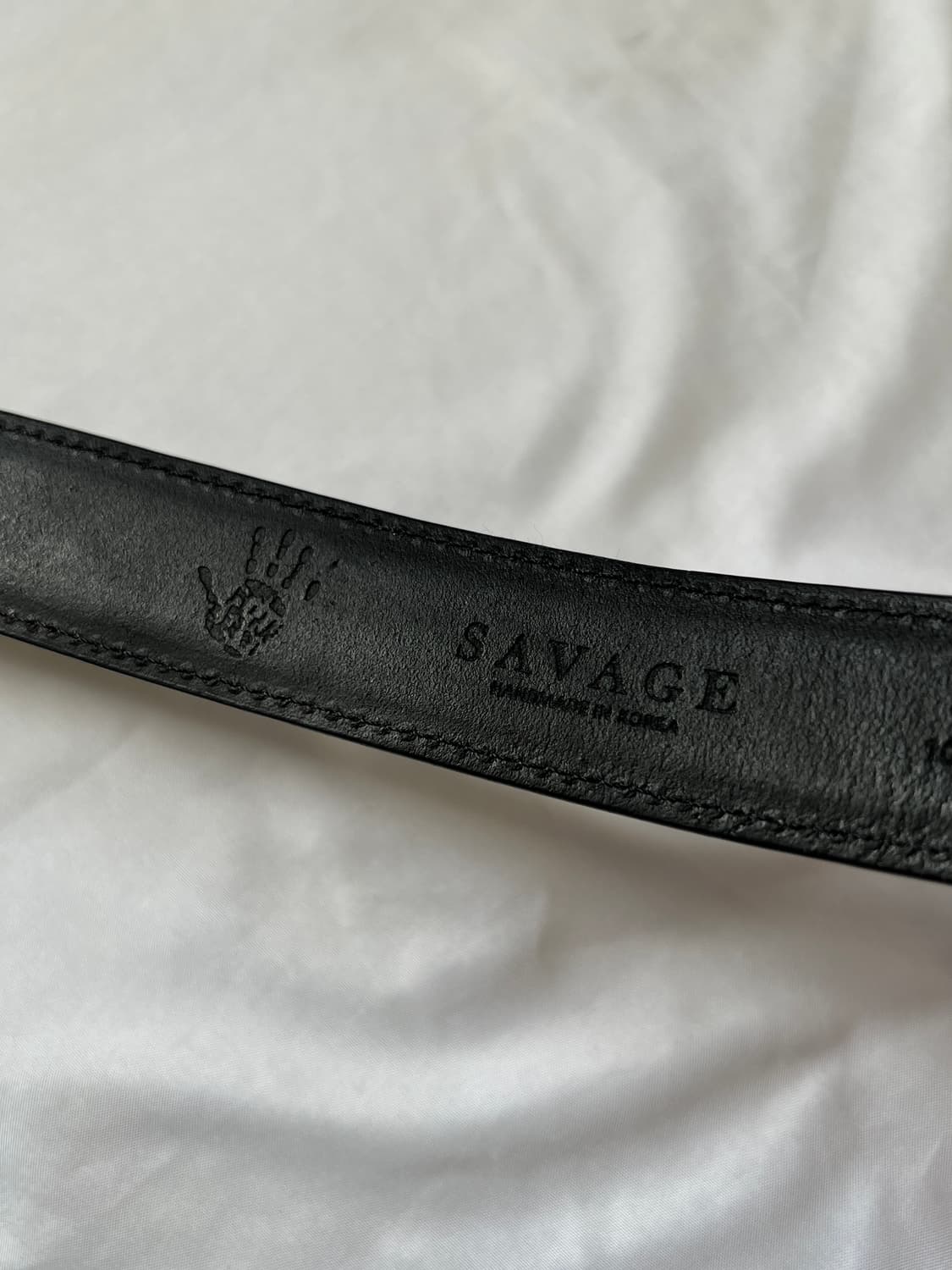 세비지 savage 110 레더 벨트 상품이미지5