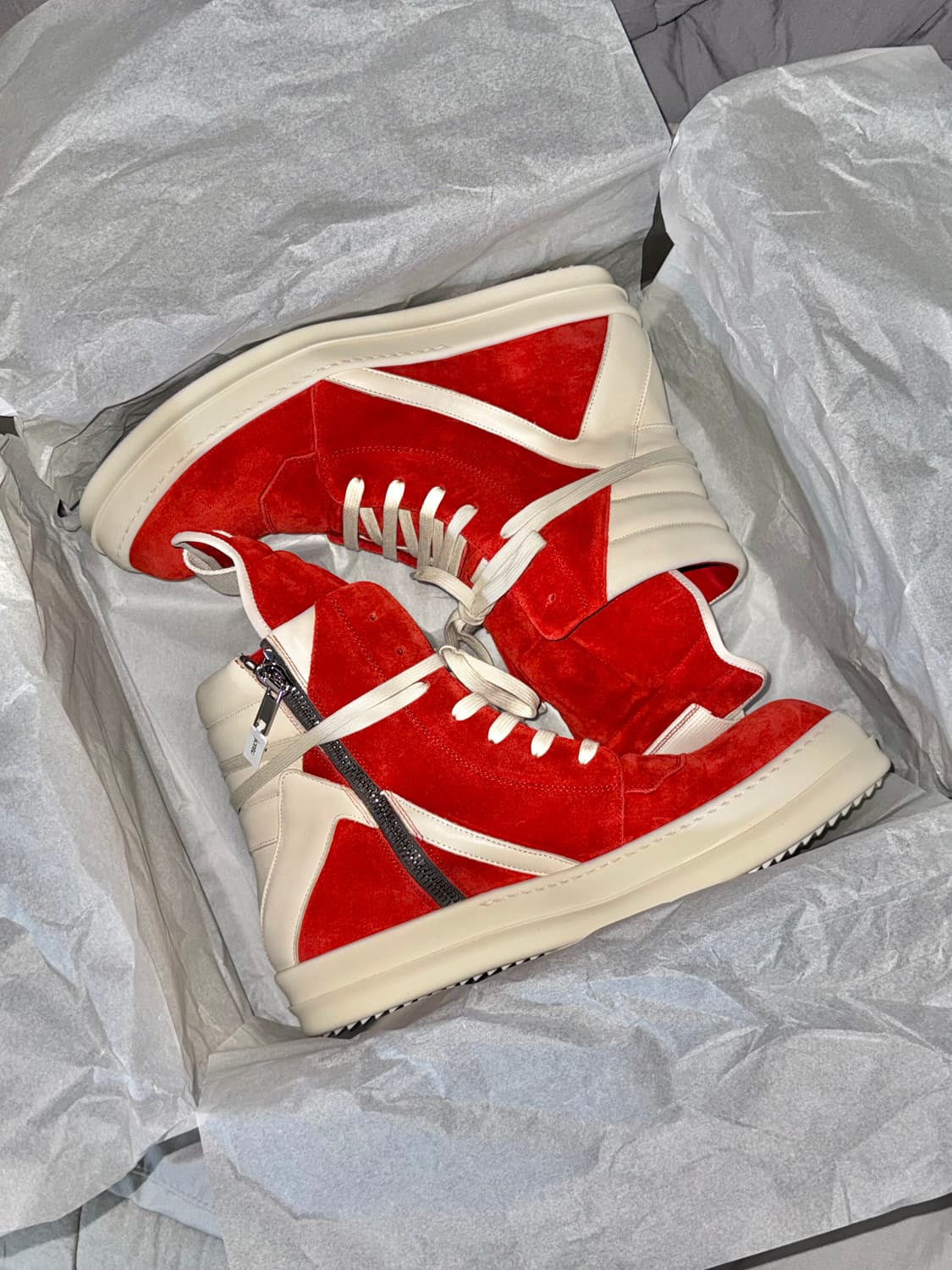 릭오웬스 지오바스켓 카넬리언 레드 45 상품이미지1