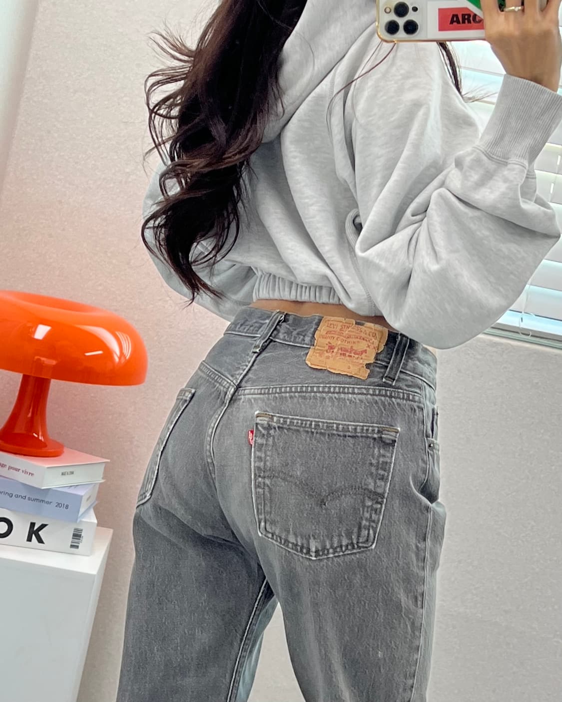 (허단37)80~90'S 리바이스 USA 501 워싱그레이-M1481 상품이미지1