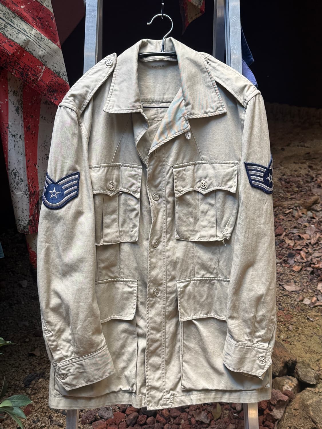 (( Rare )) 50s usaf 트로피컬 자켓 상품이미지1