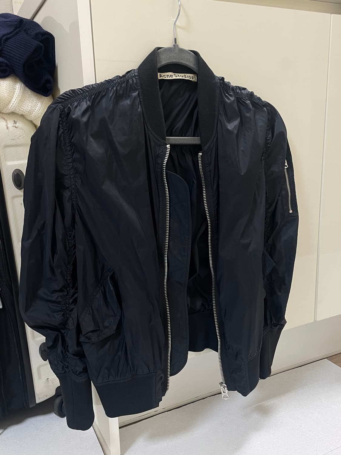 아크네스튜디오 봄버 자켓 네이비 S~M (케미컬스포츠) 상품이미지8