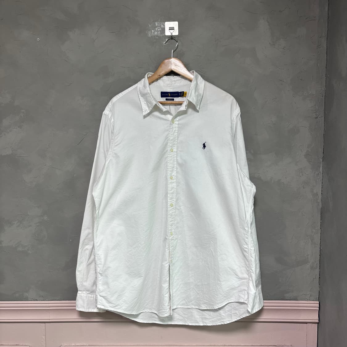 폴로 랄프로렌 옥스포드 셔츠 화이트 상품이미지1