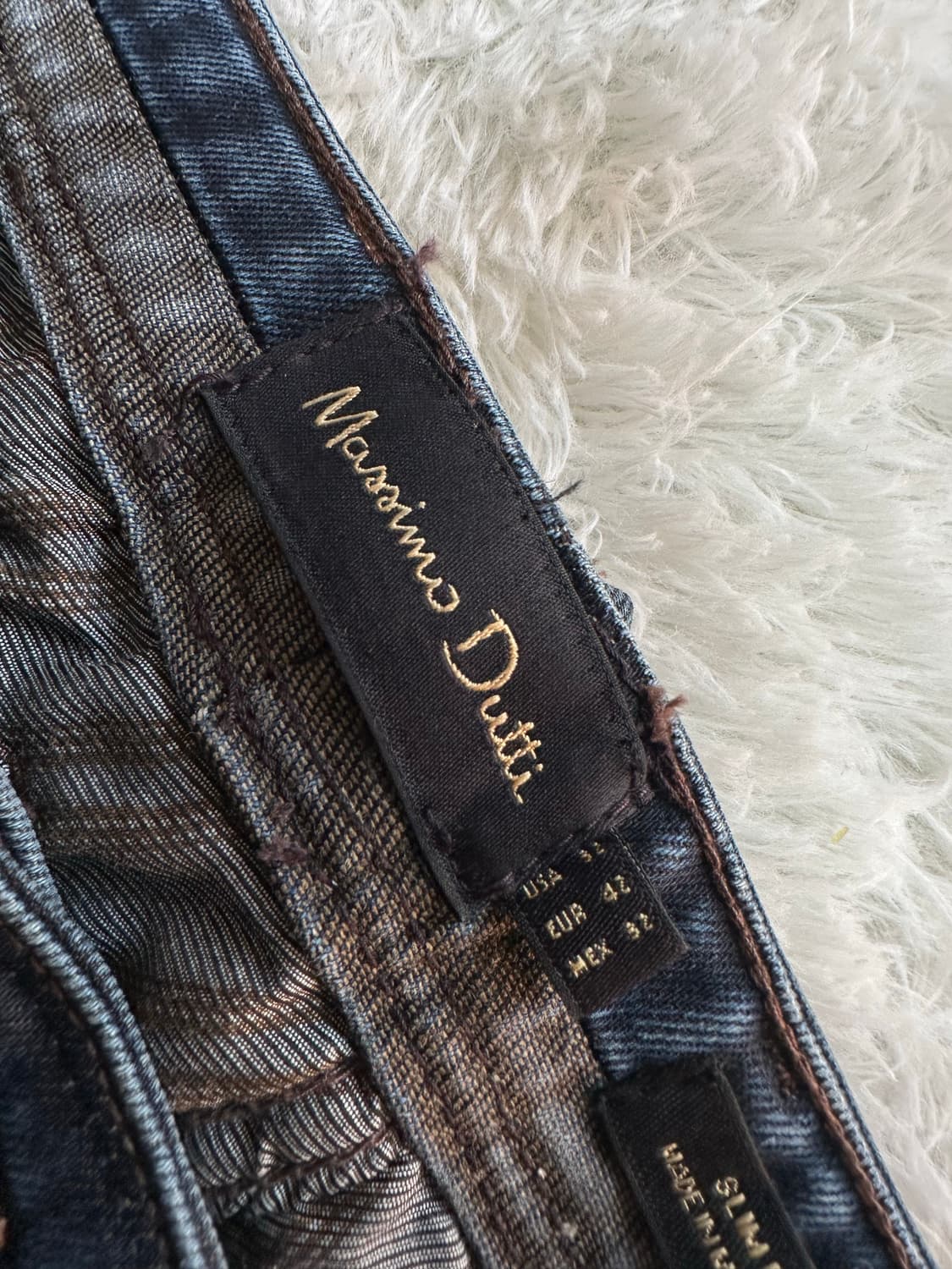 Massimo Dutti 슬림핏 남성 청바지 32 상품이미지5