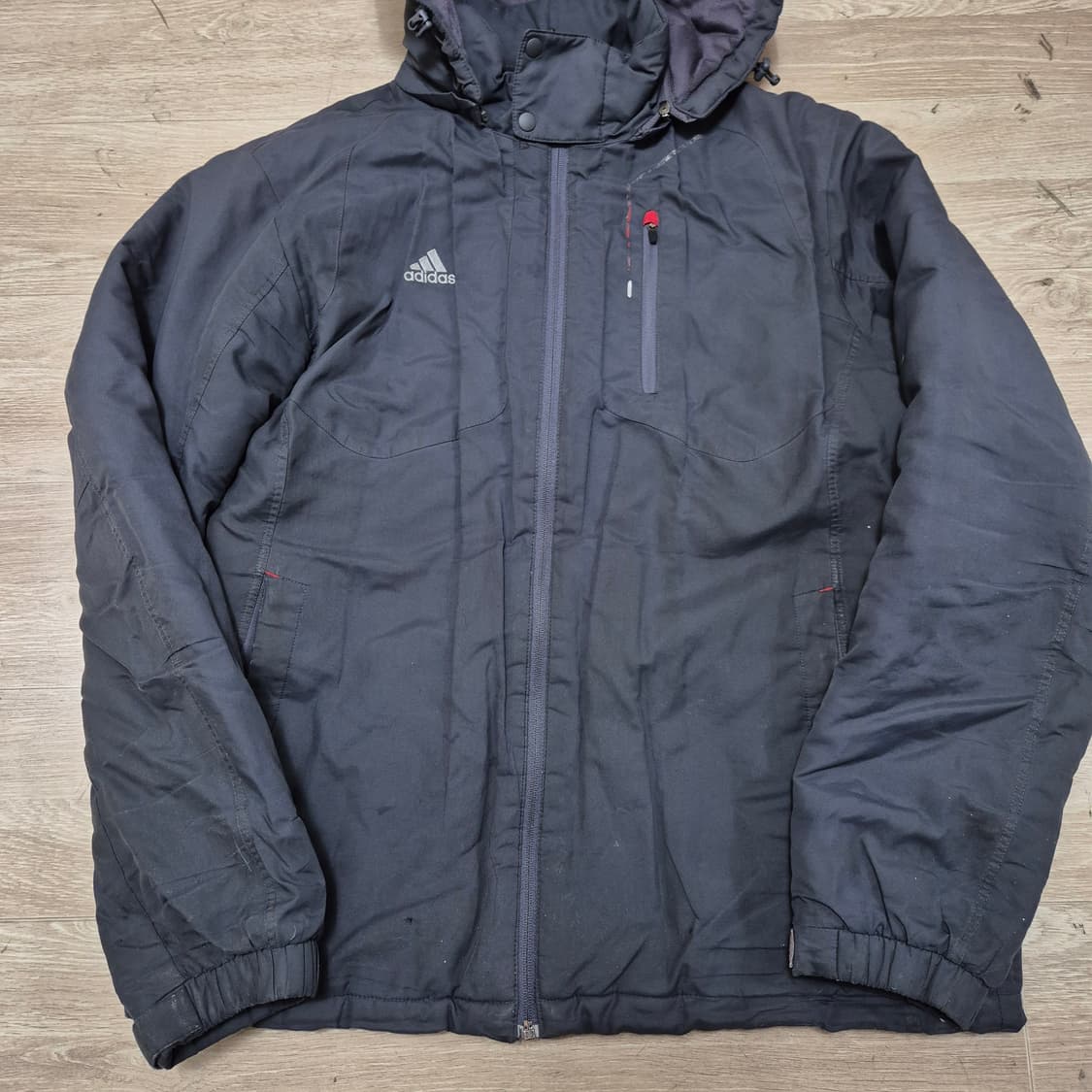 아디다스 남성 기모 바람막이 점퍼 L(100) 상품이미지3