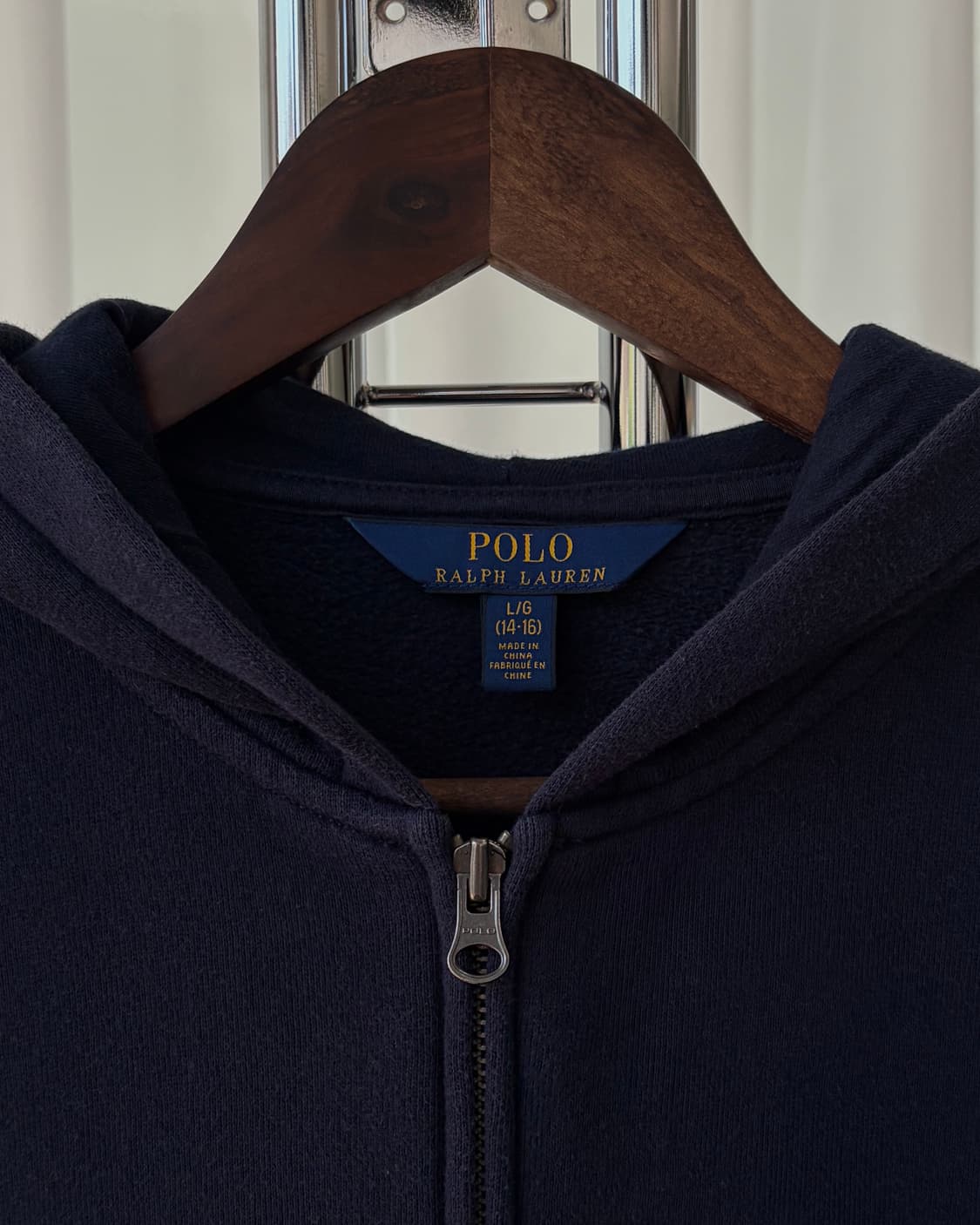 [S]폴로 랄프로렌 코튼 후드집업 navy 상품이미지6