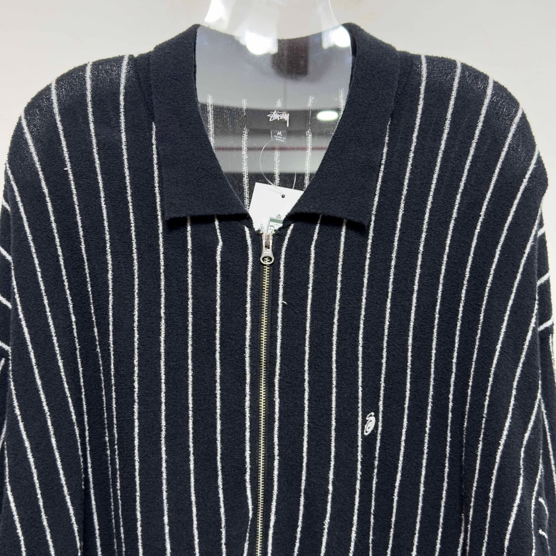 스투시 스트라이프 집업 니트 가디건 상품이미지2