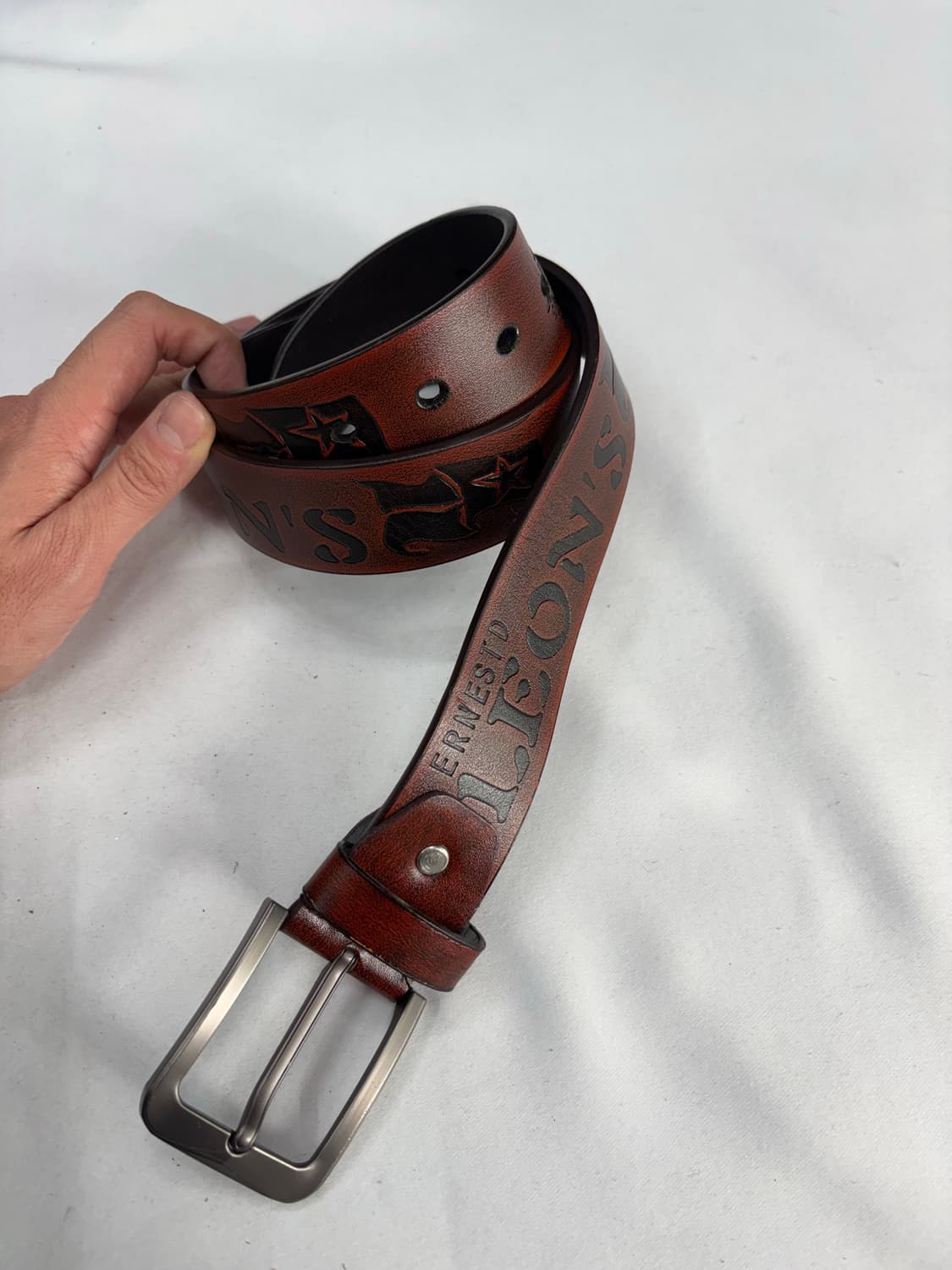 빈티지 체게바라 웨스턴 레더 벨트 상품이미지3