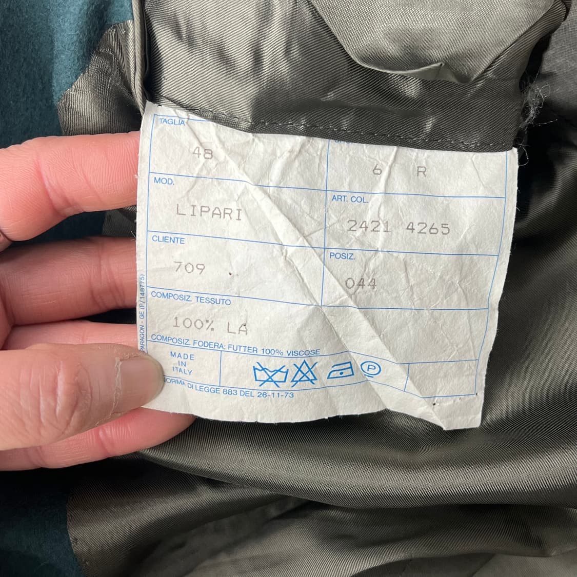 롱샴 울 블레이저 s09430 상품이미지7