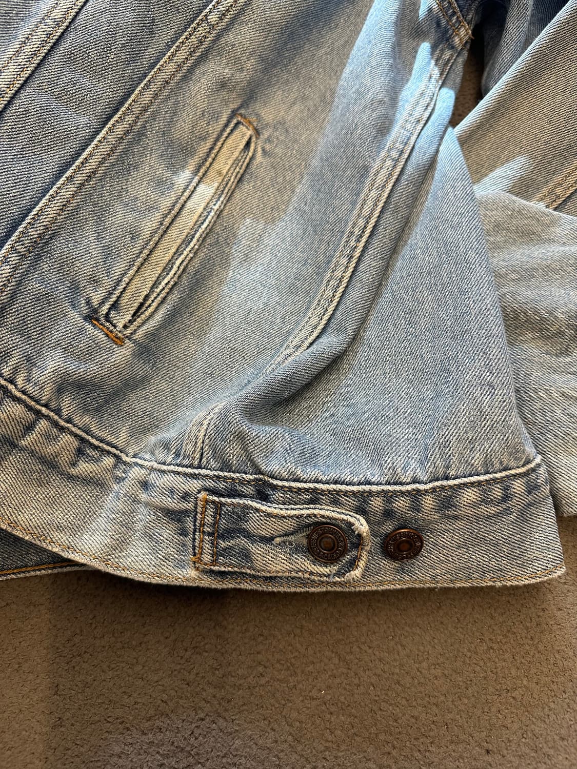 리바이스70507 90-00s 트러커 처분  상품이미지3