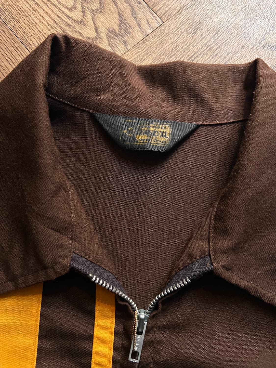 [XL]90's USA 빈티지 LAWSON 다크브라운 워크 자켓 상품이미지2