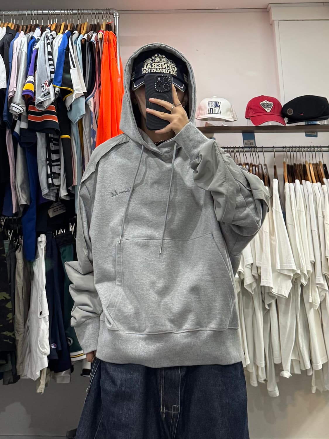 앤더슨벨 소매 나일론 후드 상품이미지5