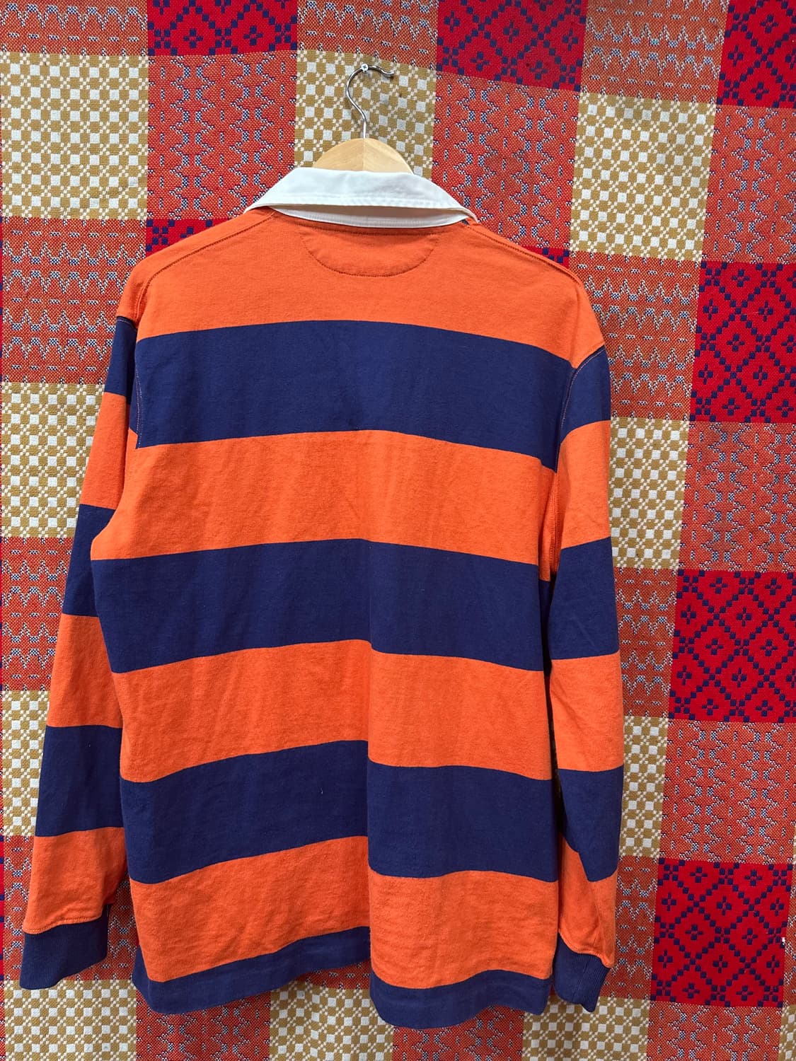 폴로랄프로렌 럭비티 오렌지네이비 L 상품이미지4