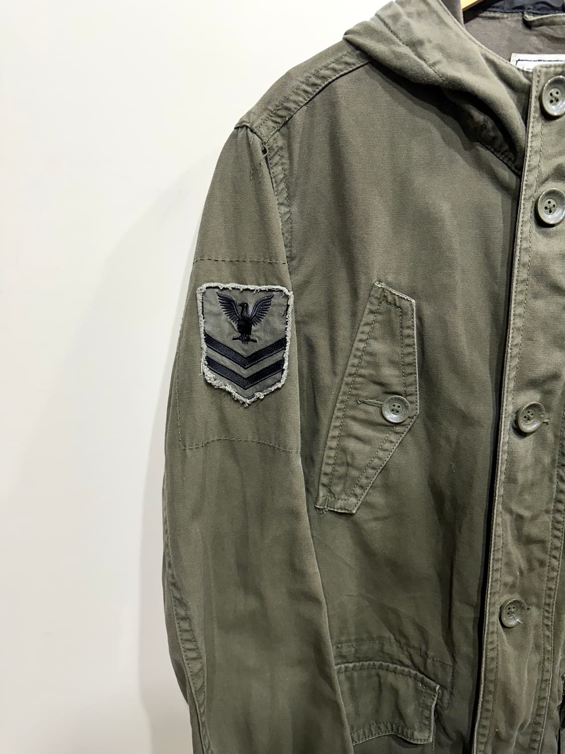 리바이스 밀리터리 야상 후드 자켓 상품이미지3