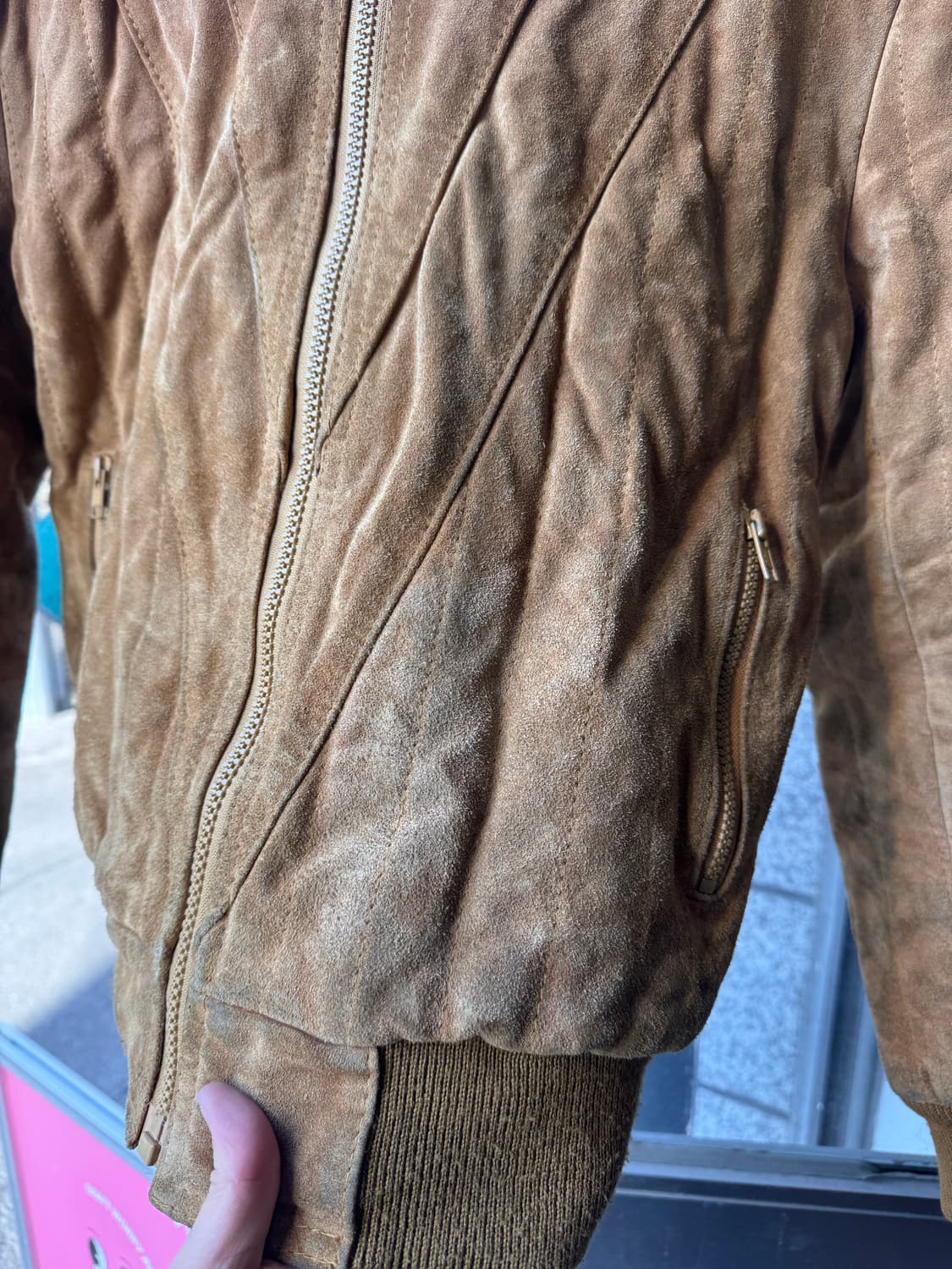 HI Gear 스웨이드 후드 가죽자켓  상품이미지9